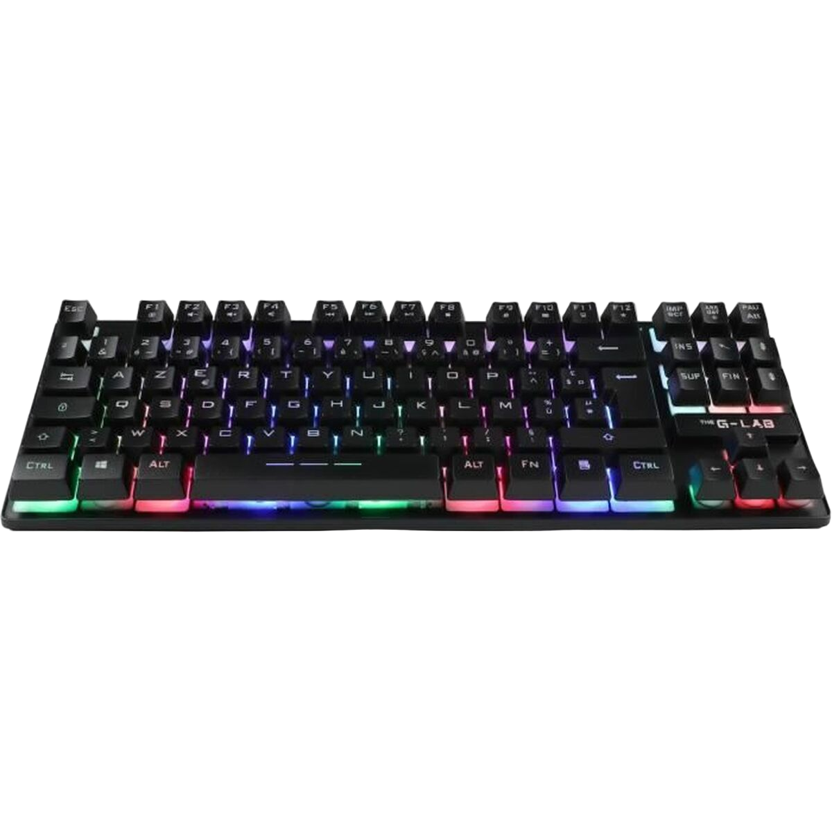 Gaming Keyboard The G-Lab KEYZ CAESIUM TKL WIRELESS Black AZERTY