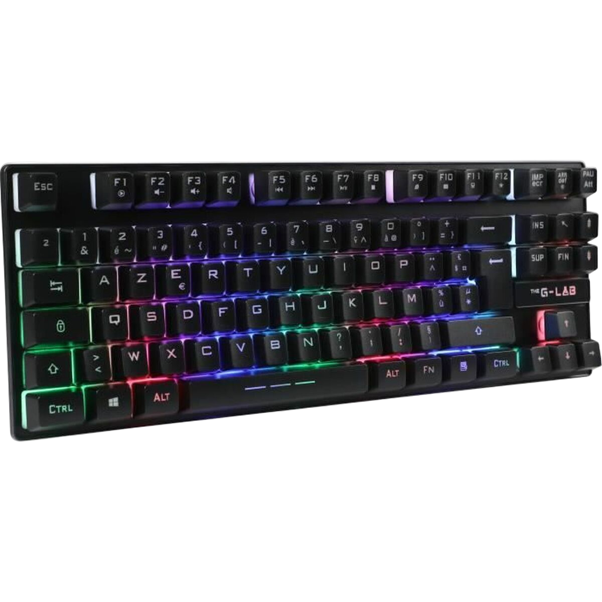 Gaming Keyboard The G-Lab KEYZ CAESIUM TKL WIRELESS Black AZERTY