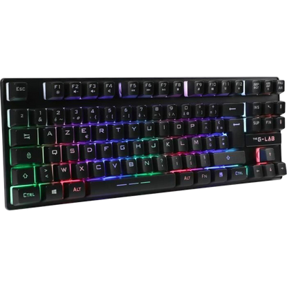 Gaming Keyboard The G-Lab KEYZ CAESIUM TKL WIRELESS Black AZERTY